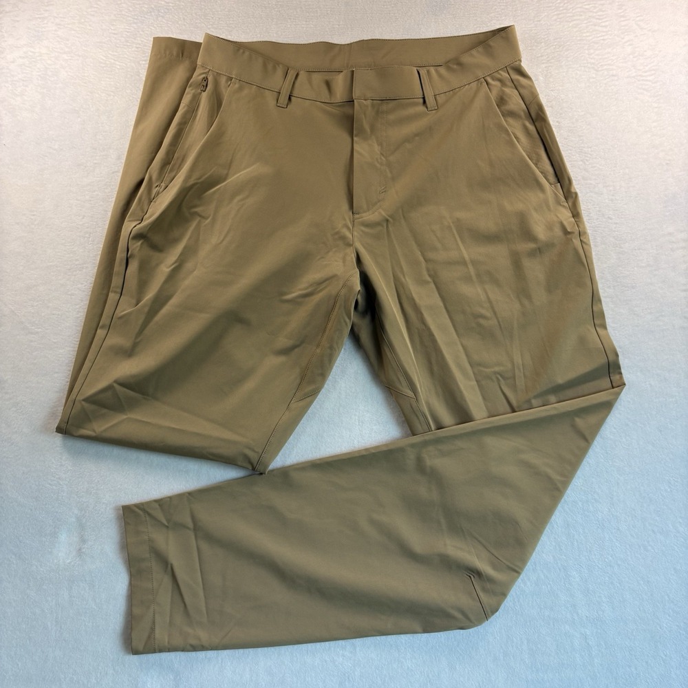 Fabletics The Only Pants Men's 35x30 Dark Twill Classic Fit Performance Chino